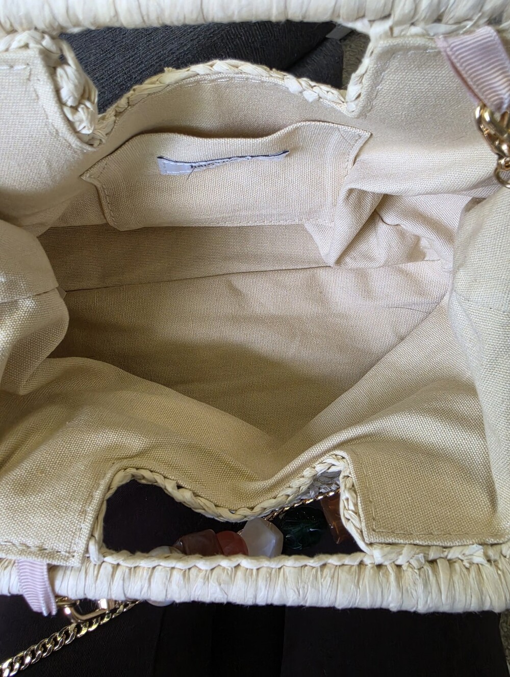 Haute Hippie Straw Purse - Picture 3 of 4